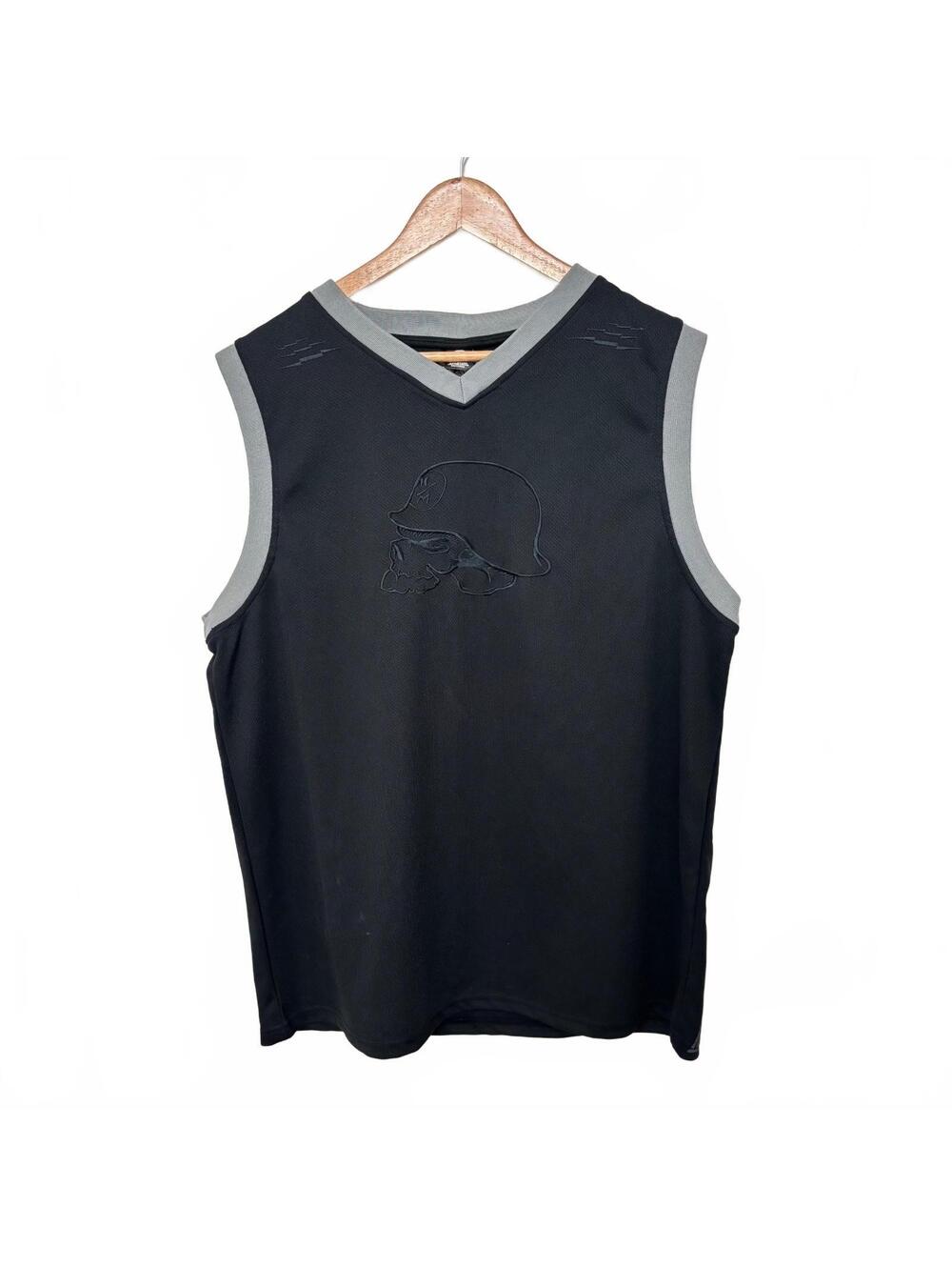Y2K Metal Mulisha Black And Gray Embroidered Jersey